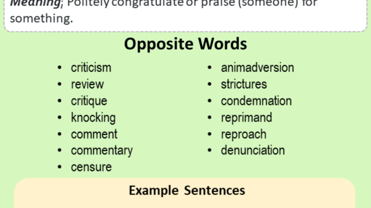 antonyms of compliment