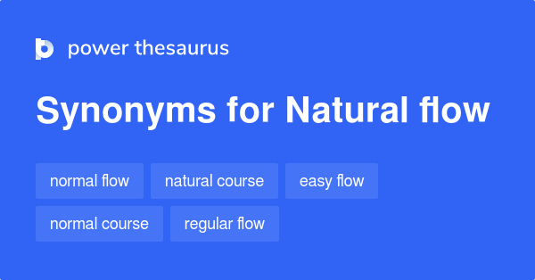 flow into synonym