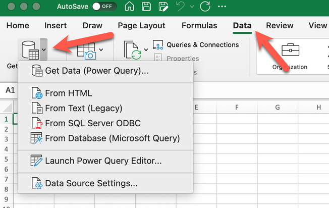 power query excel 2011 mac