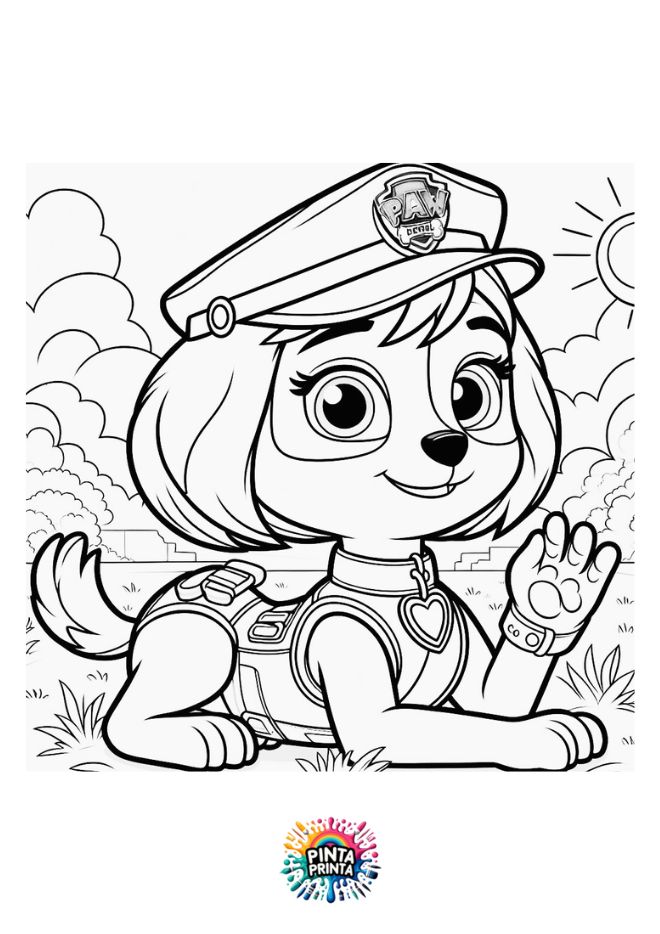 pawpatrol colorear