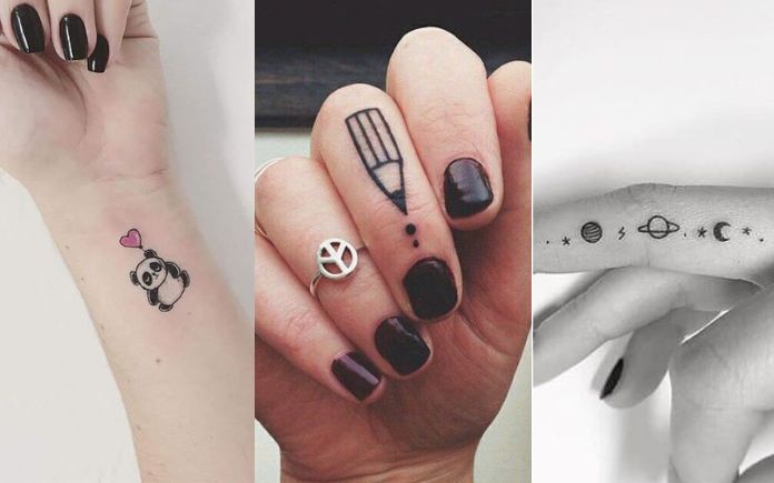 tattoo images girl hand simple