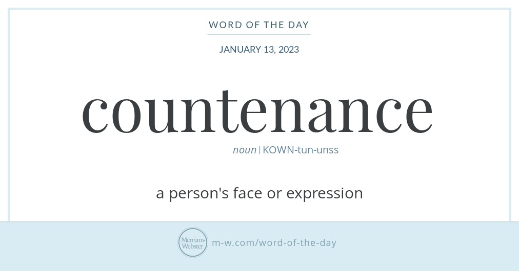 countenance meaning