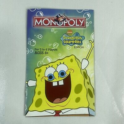 spongebob squarepants monopoly rules