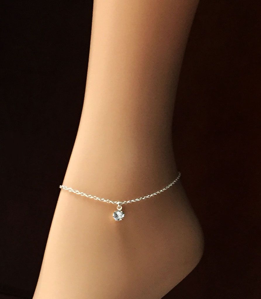 swarovski ankle bracelets