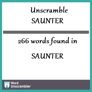 saunter crossword clue