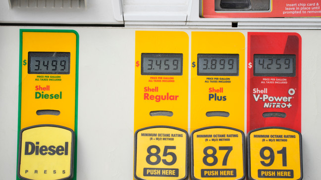 price shell gas