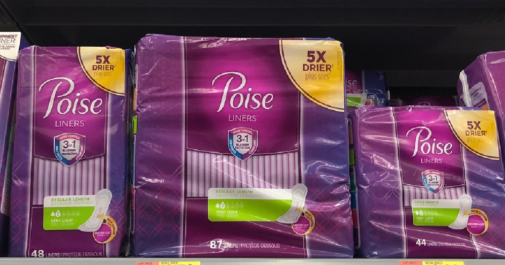 poise coupons $3