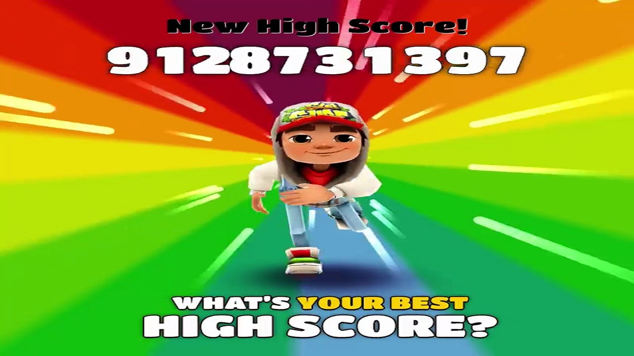 highest score for subway surfers