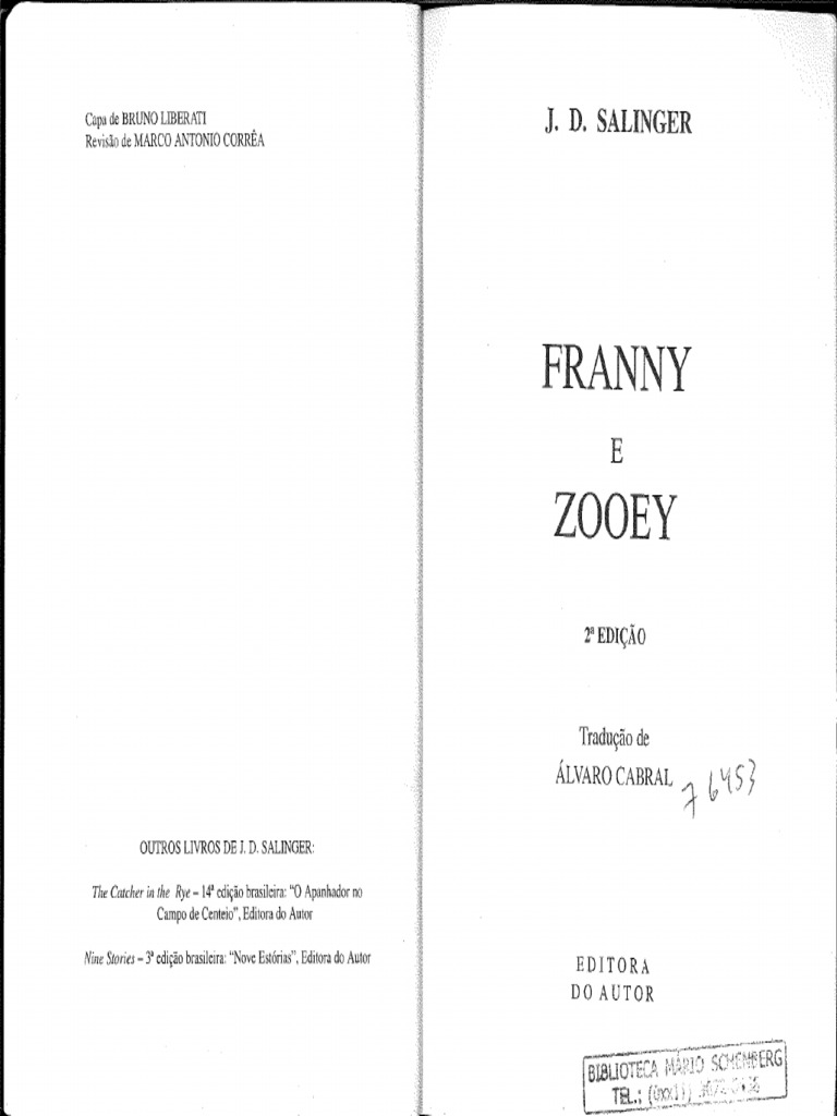 franny and zooey pdf free