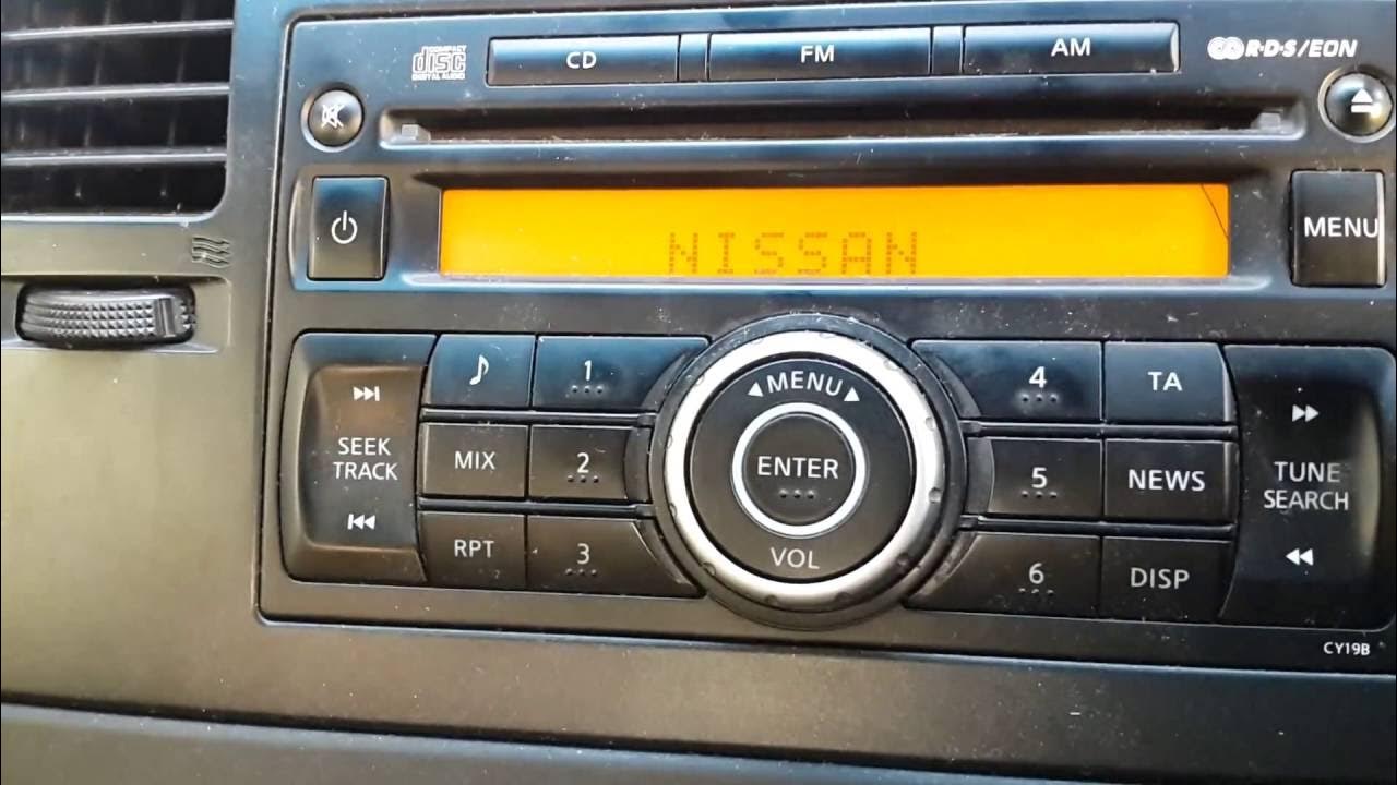 nissan micra audio system code