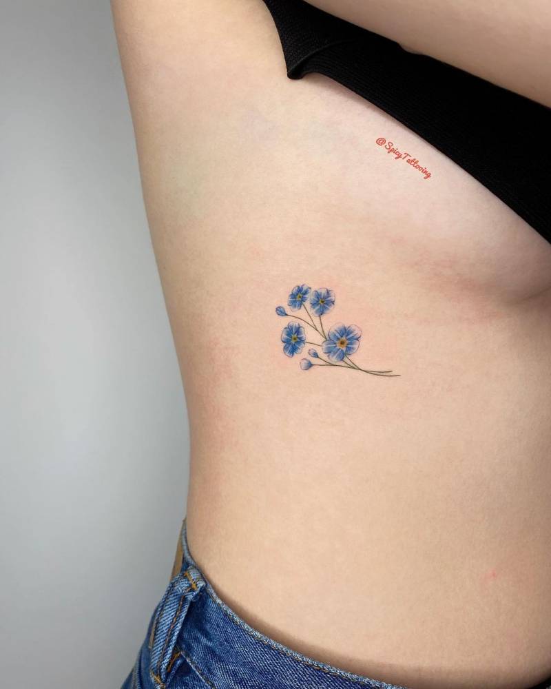 tattoo forget me not