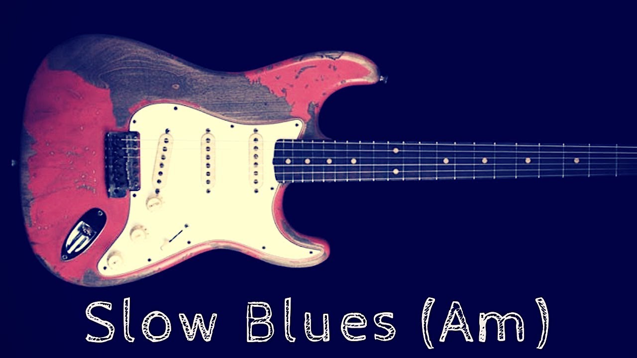 am blues backing track