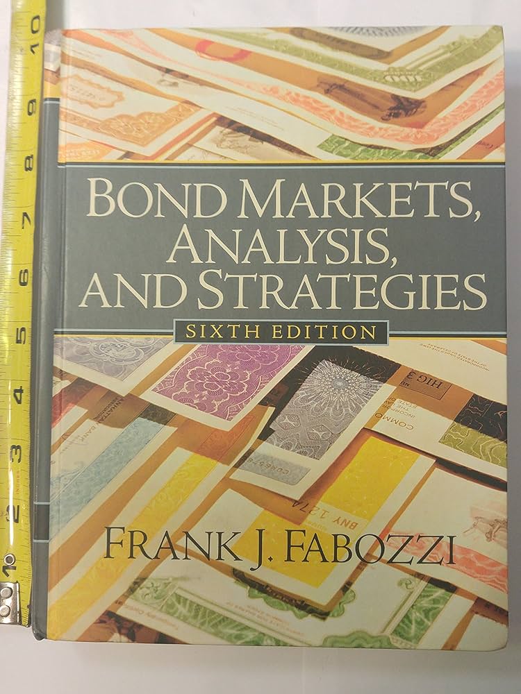 bond markets analysis and strategies 9th edition