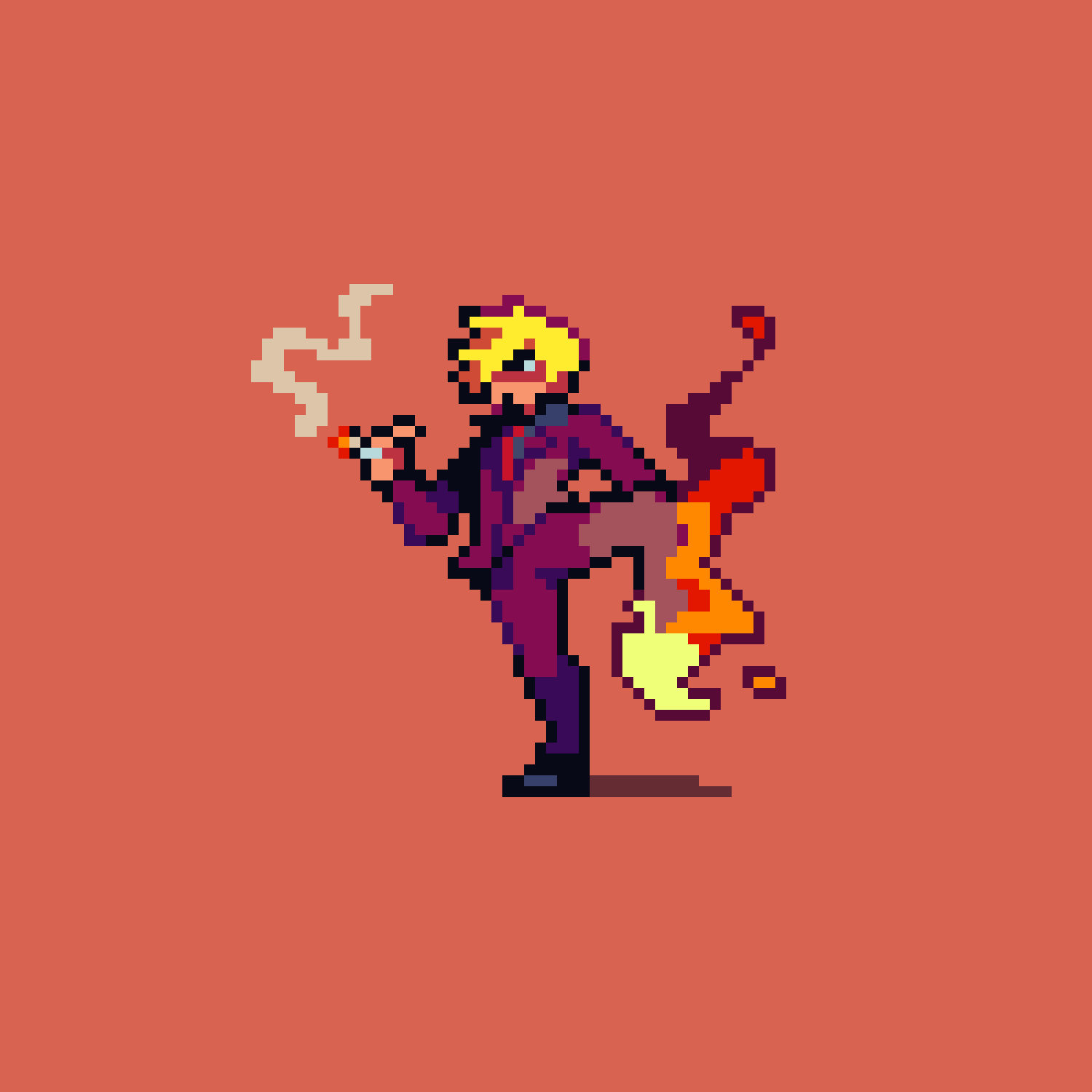 sanji pixel art