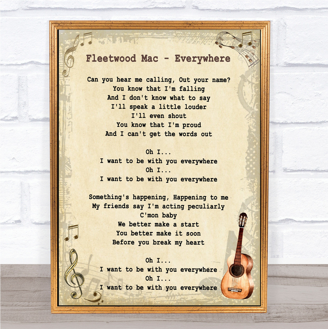 everywhere lyrics fleetwood