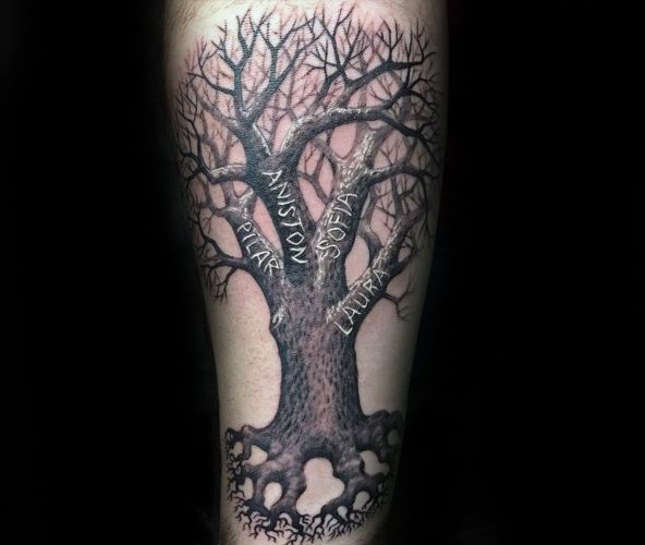 family tree tattoo