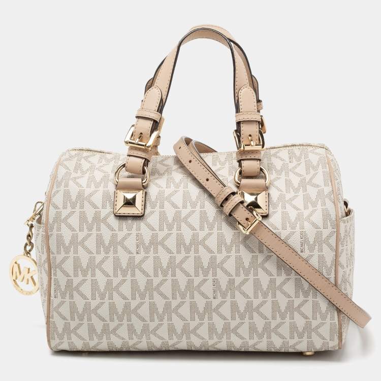 michael kors white handbag