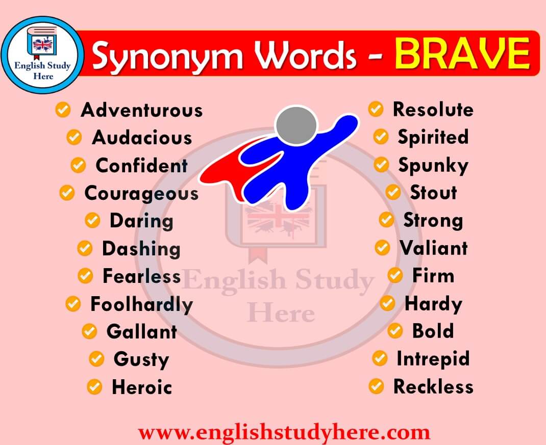 brave synonym