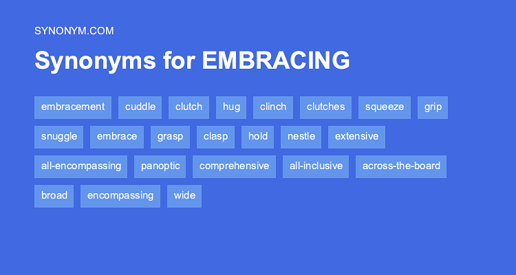 embrace synonym