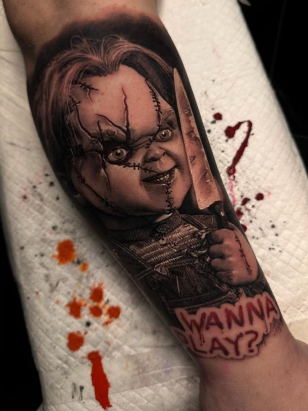 chucky tattoo