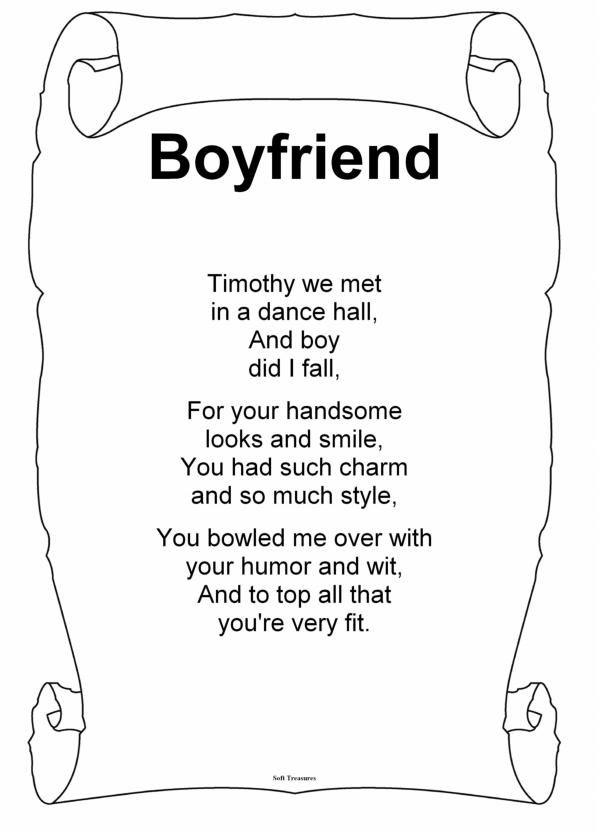 cute bf poems