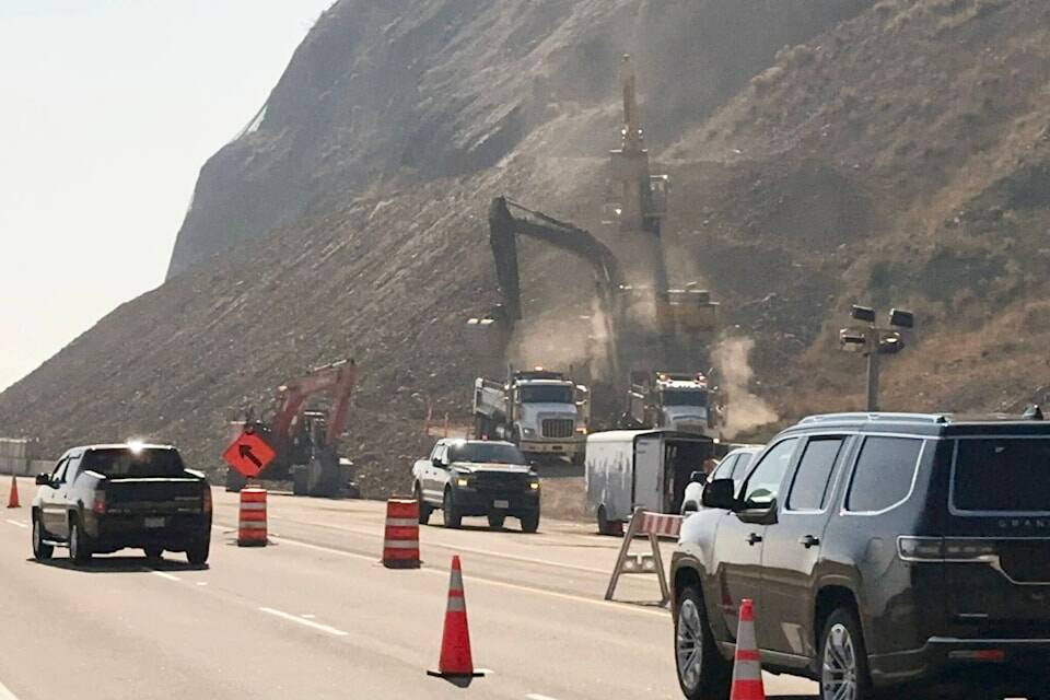 highway closed kelowna