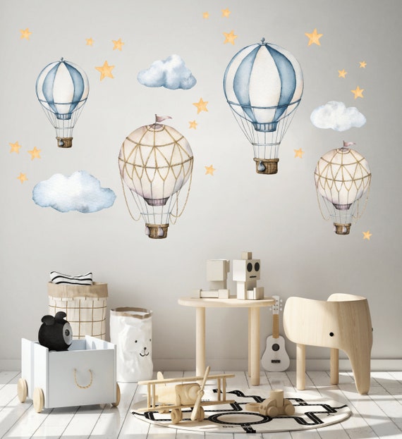 air balloon wall stickers