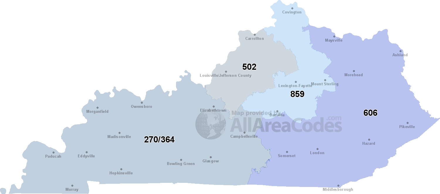 where is area code 502 located