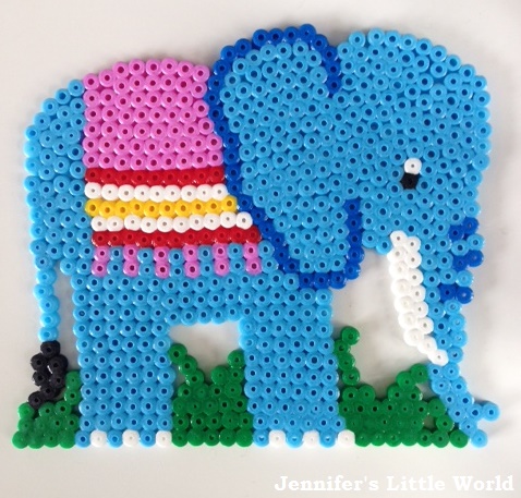 perler bead elephant pattern