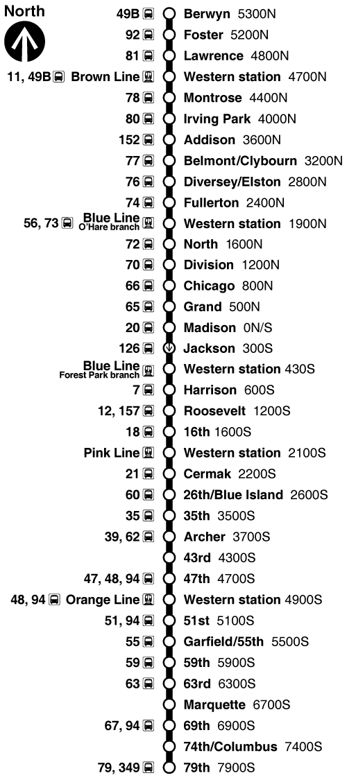 west chicago bus schedule