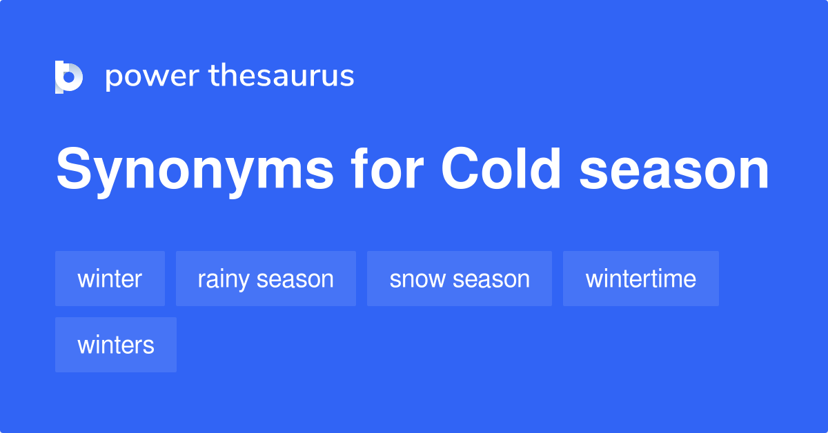 cool weather synonyms