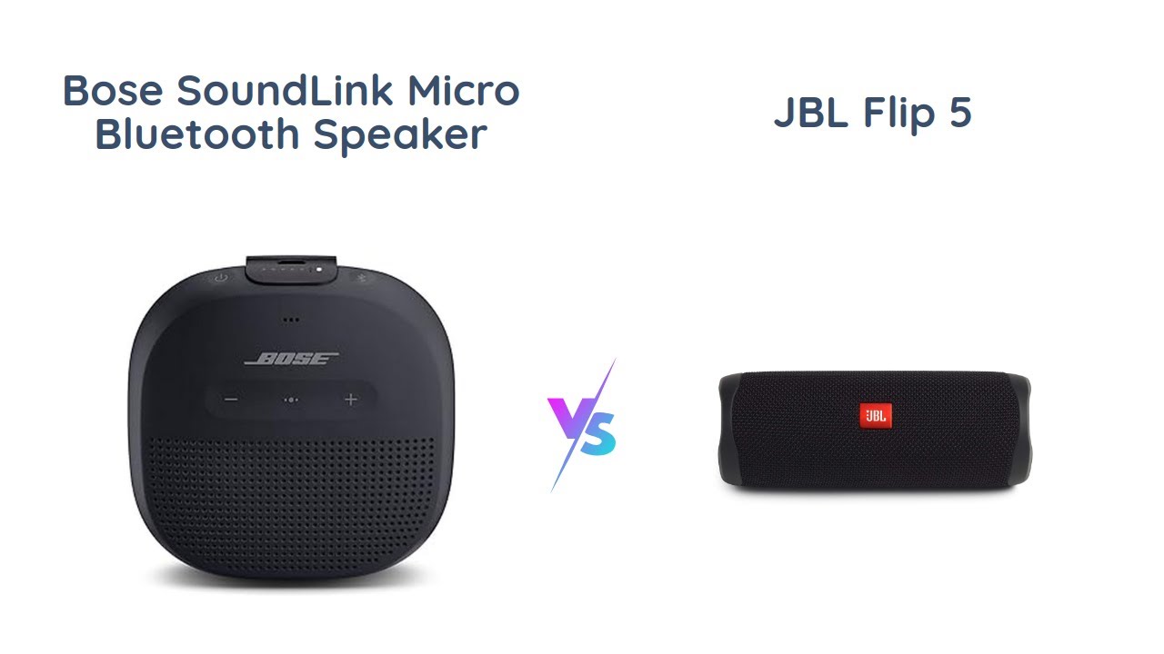 jbl flip 5 vs bose soundlink