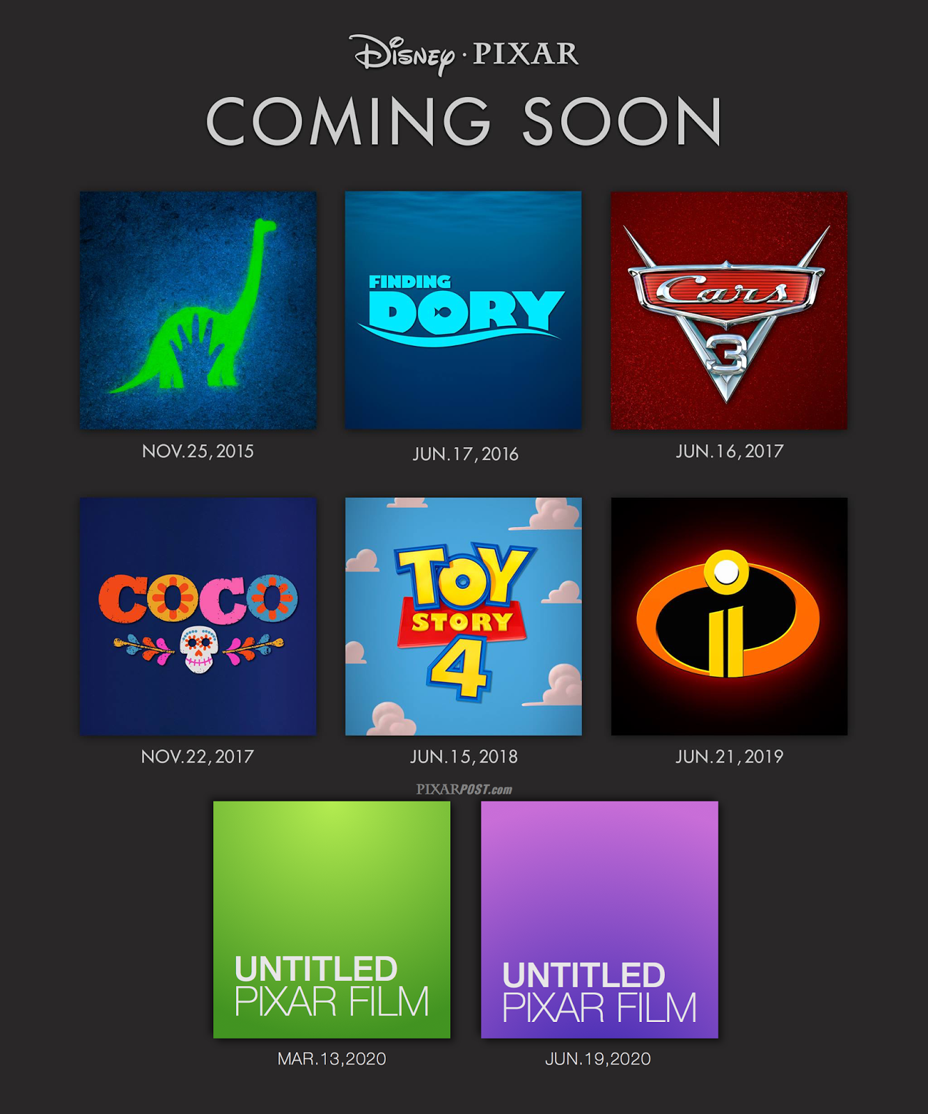 pixar upcoming projects