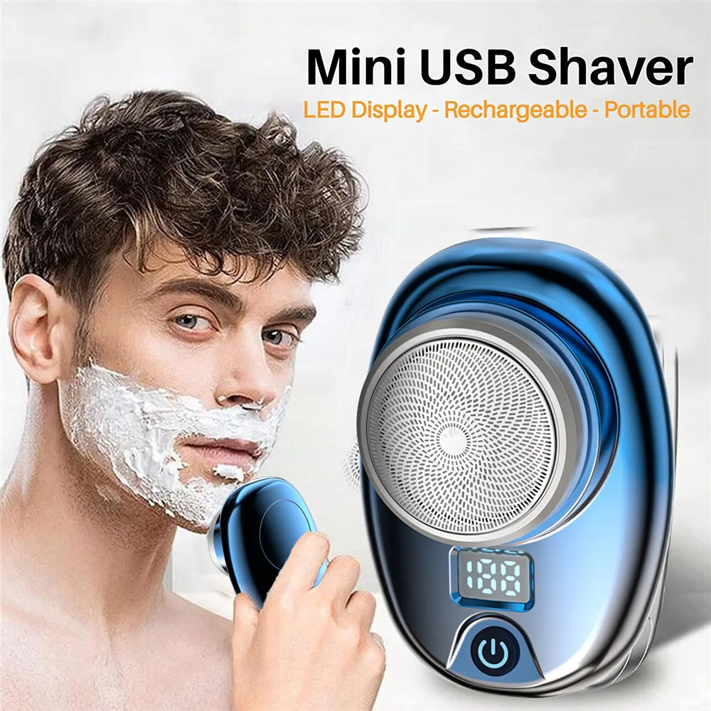 electric mini travel shaver