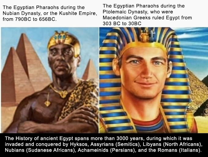 white egyptian history book meme