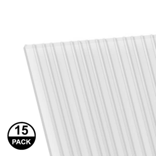 clear plastic corrugated sheets