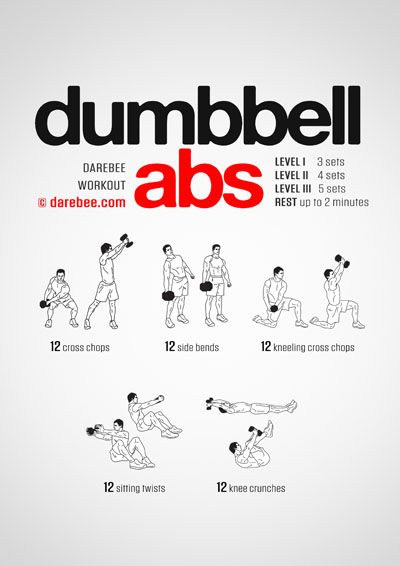 ab workouts dumbell