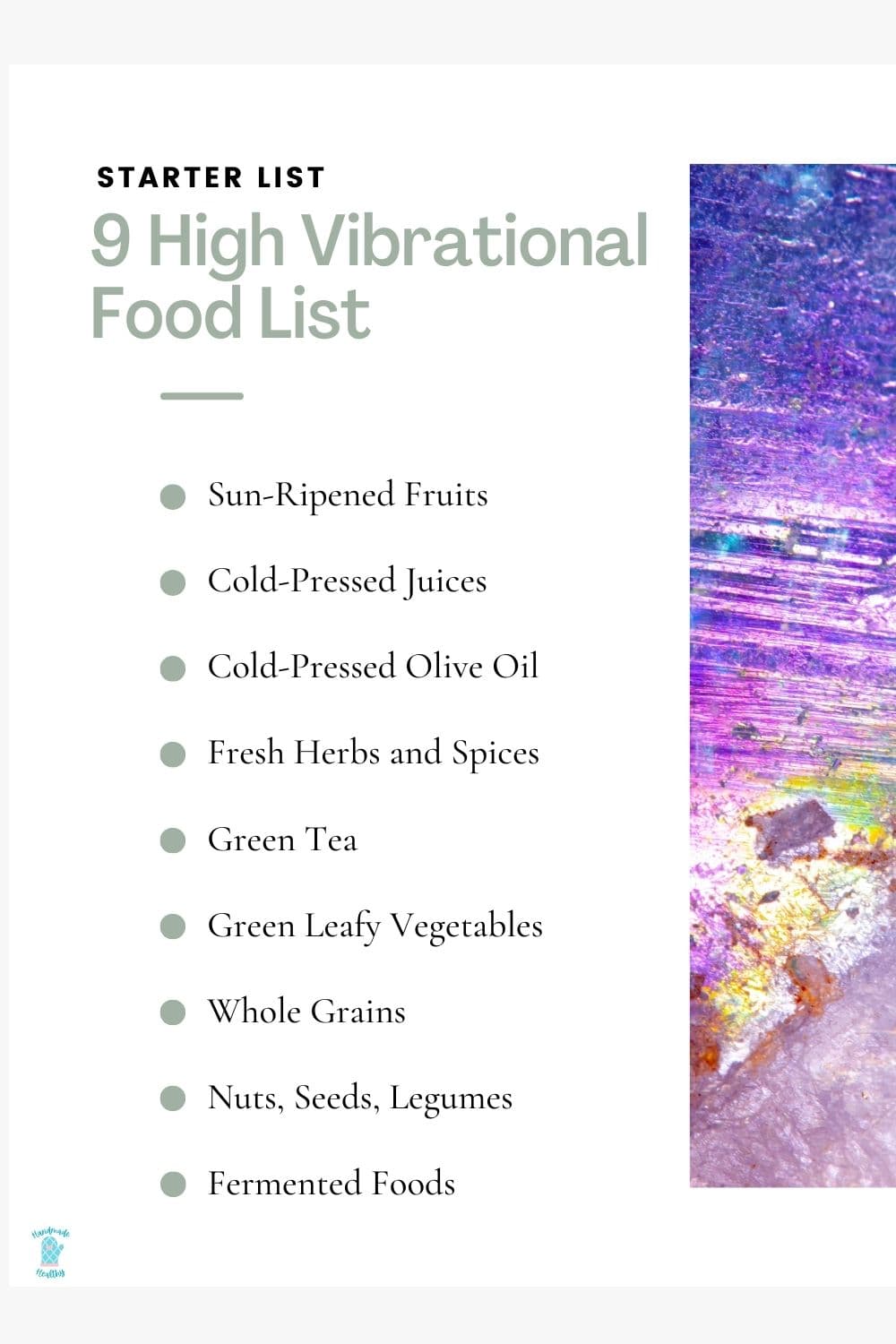 high vibration foods