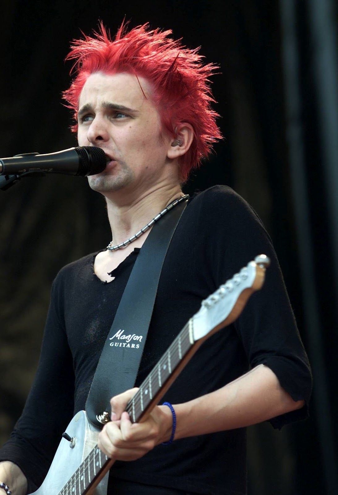 matt bellamy red hair