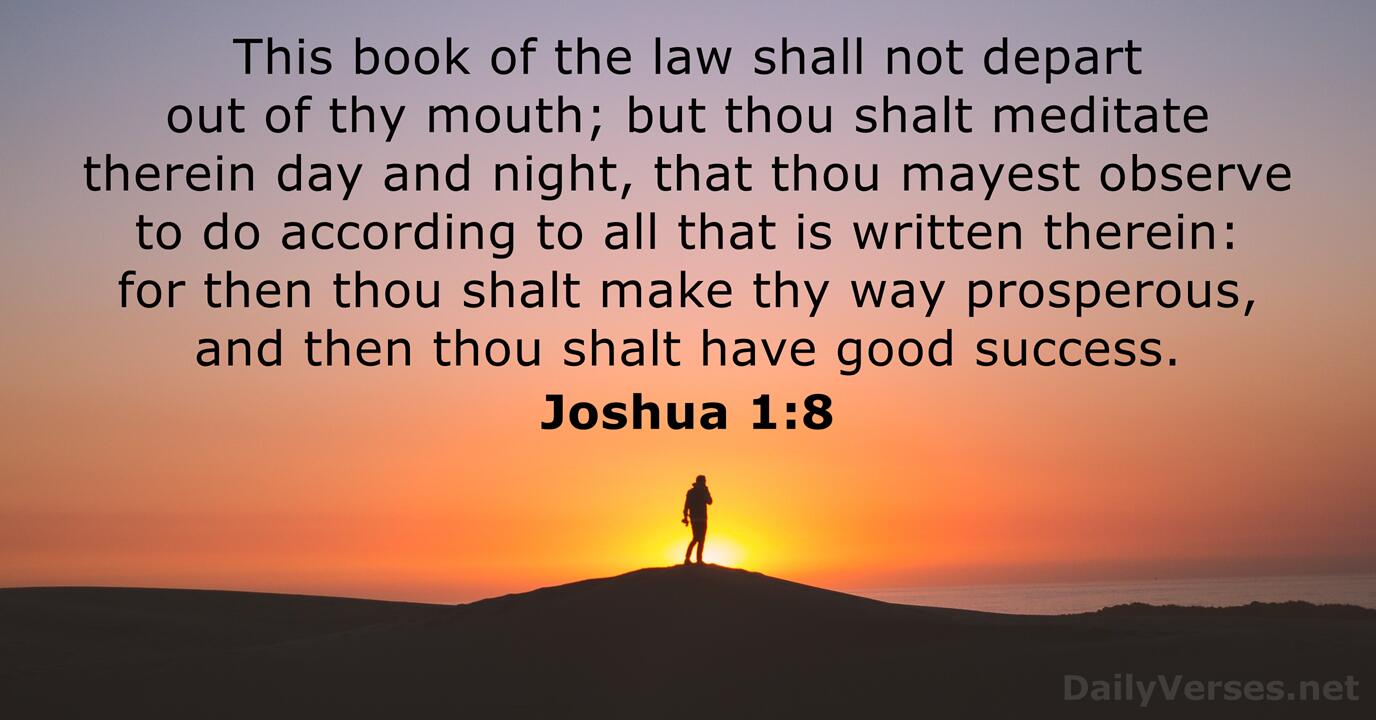 joshua 1 king james version