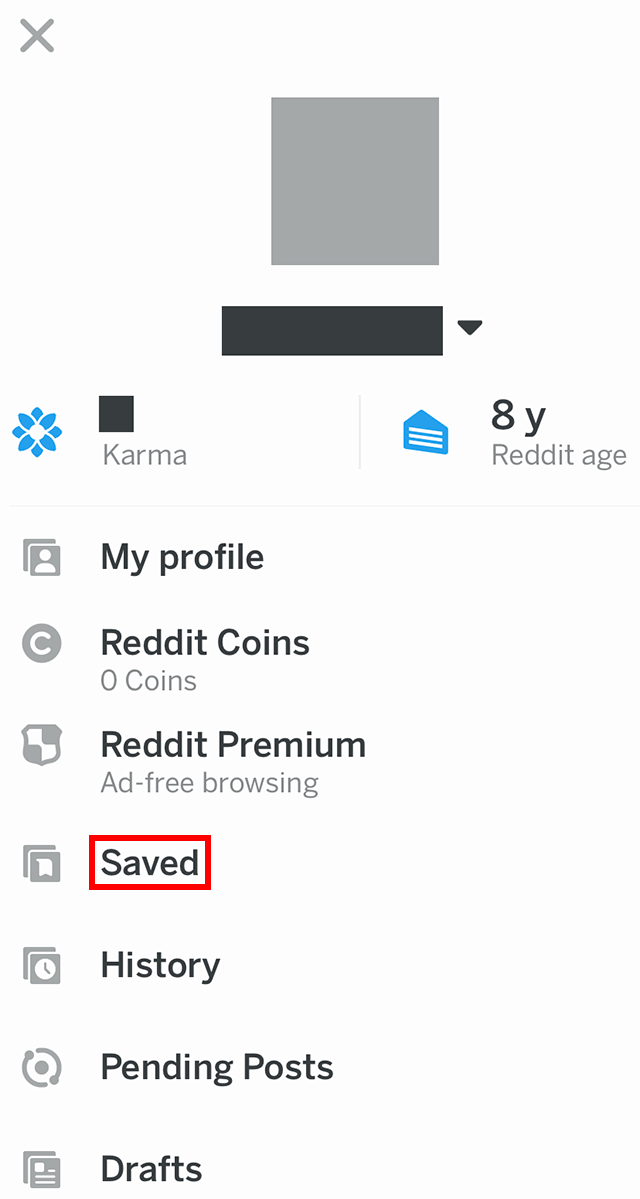 save reddit