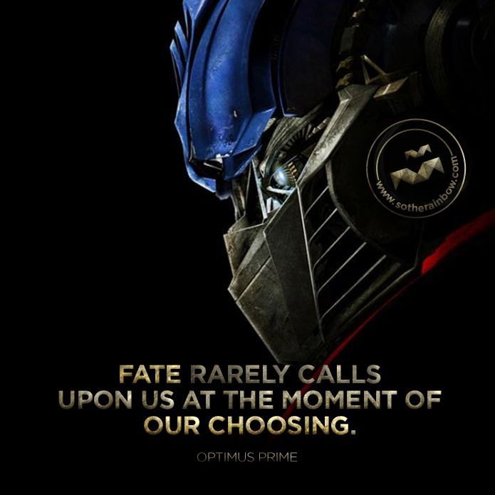 optimus prime phrases