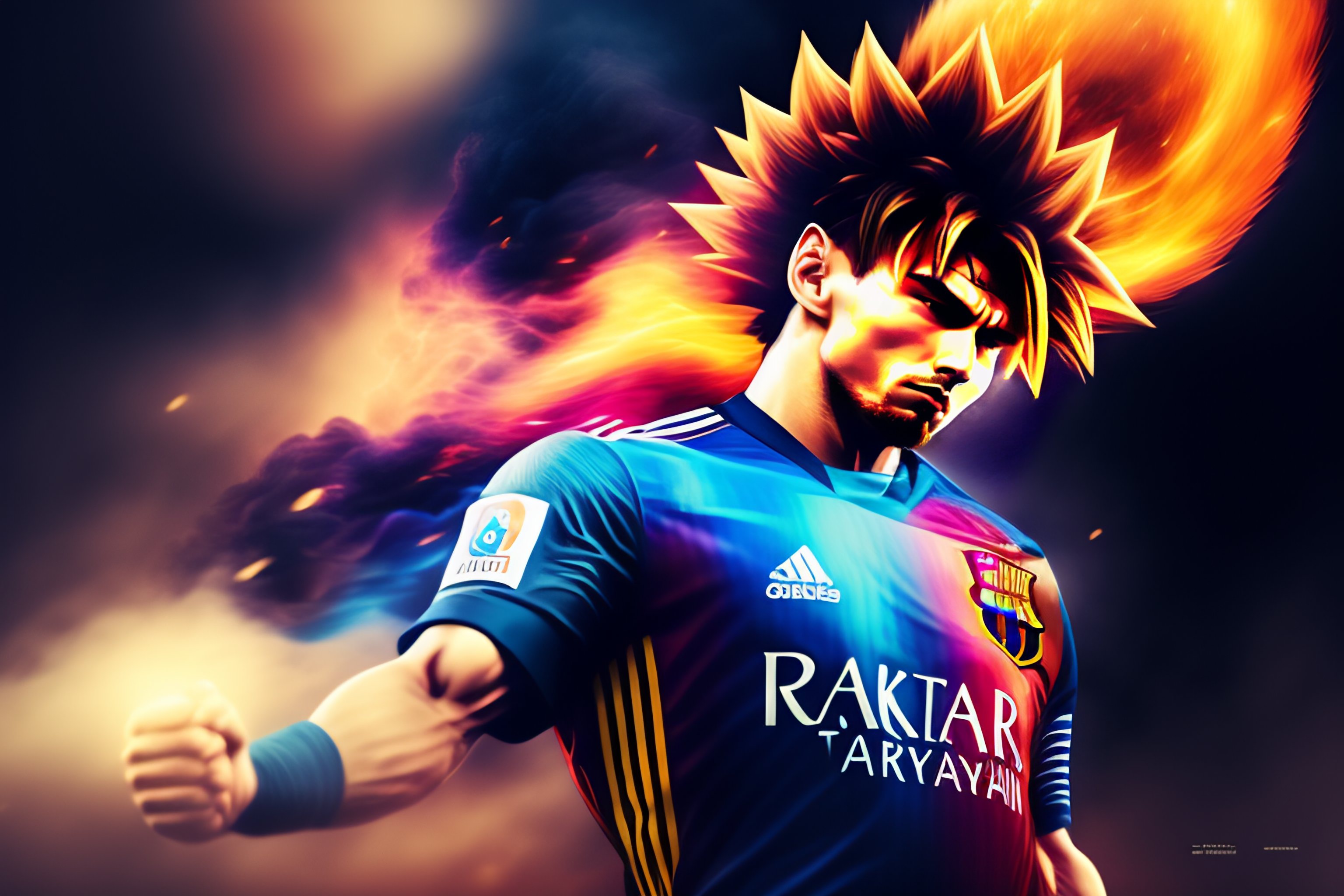 messi goku