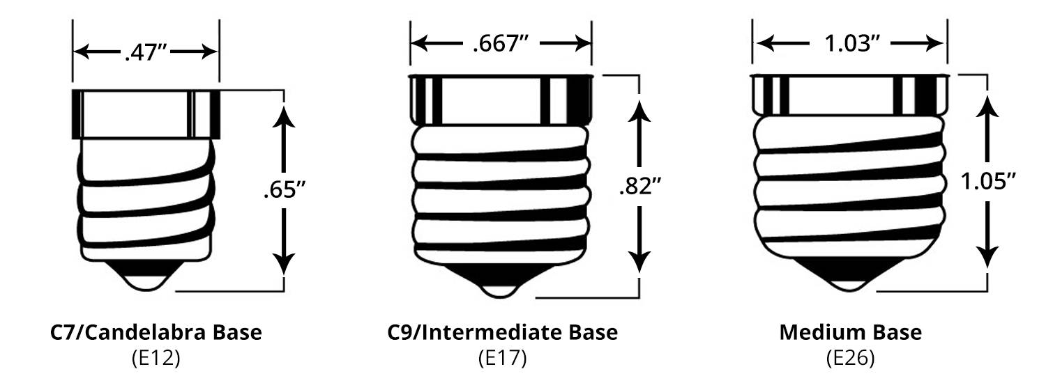 types of bulb sockets