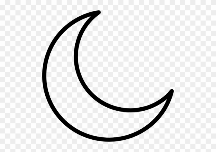 clipart half moon