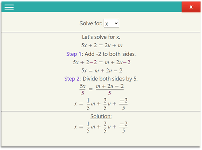 calculator step by step