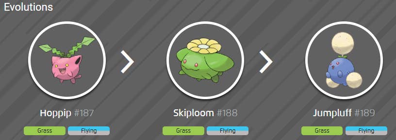 hoppip evolution