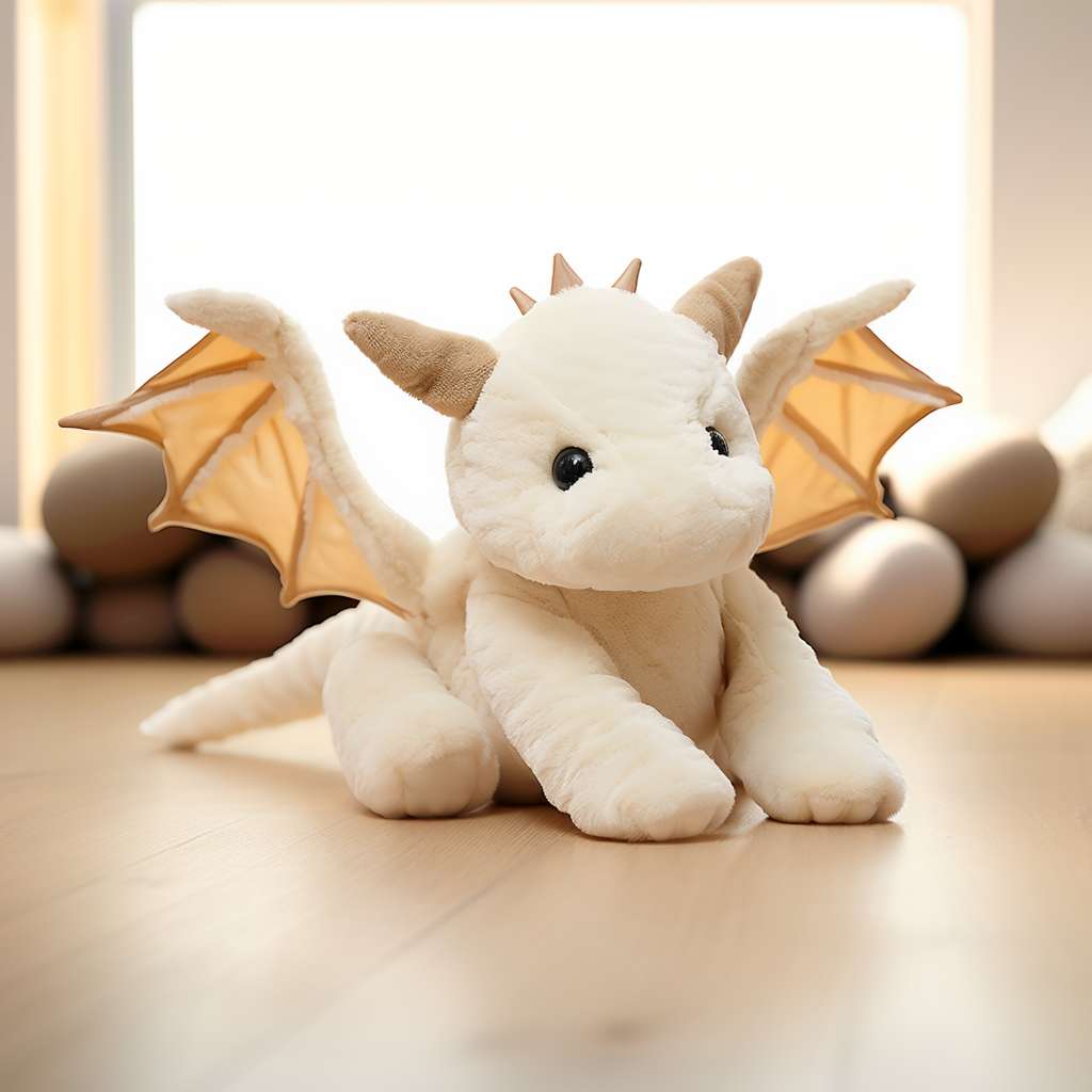 stuffed dragon toy