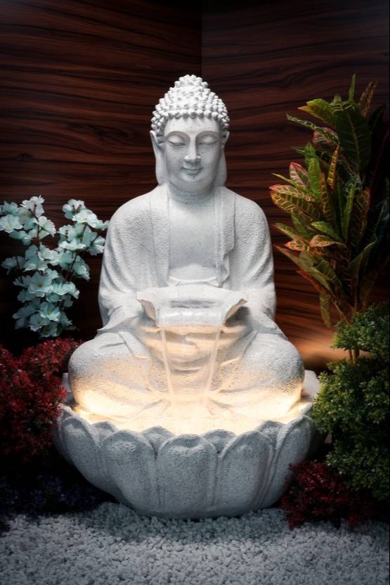 buddha waterfall fountain