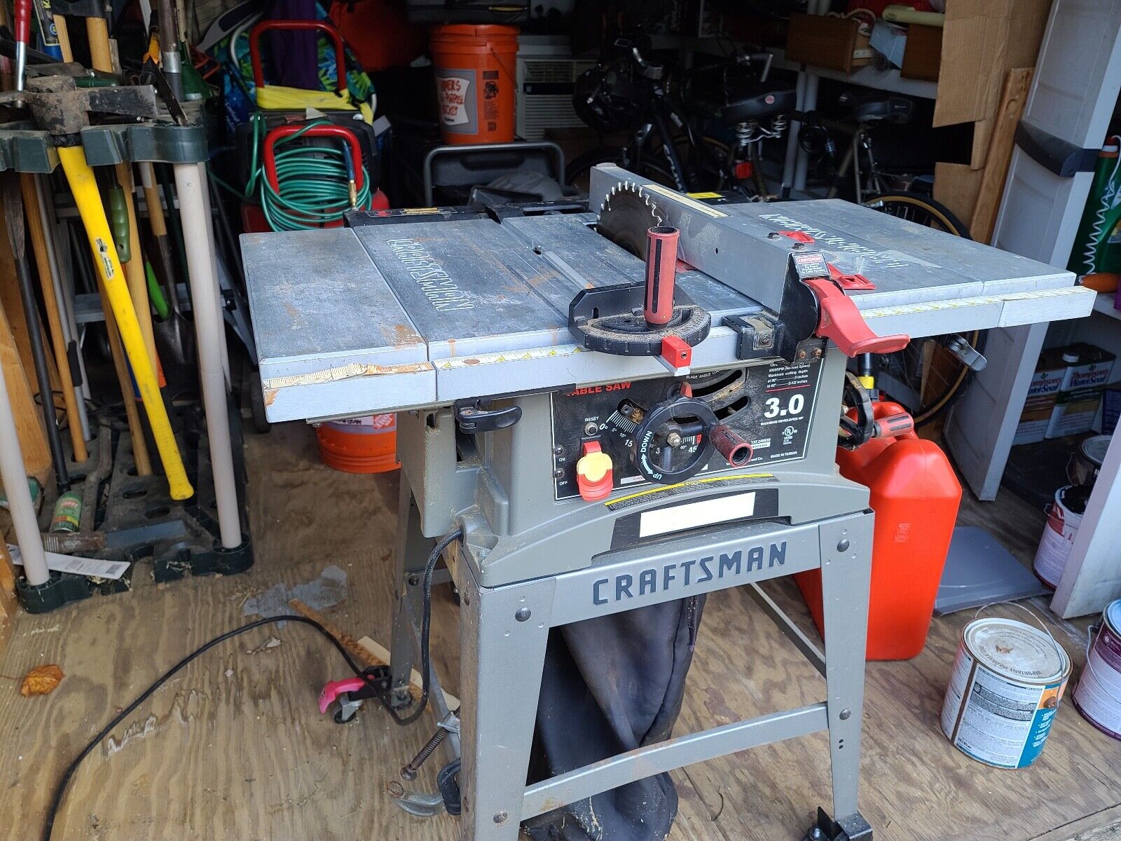 craftsman 10 inch table saw